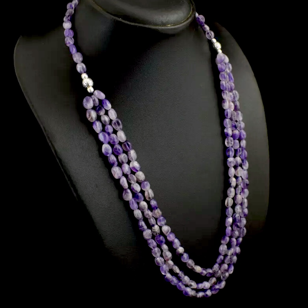 Beautiful Earth Mined Amethyst Statement Necklace